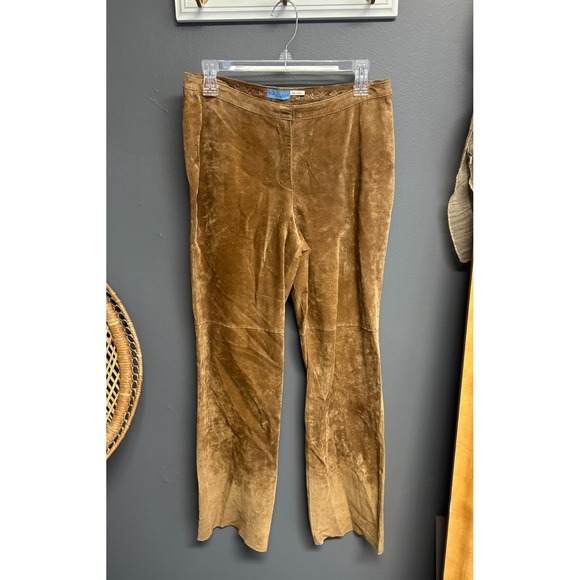 Vintage Provence d'amour Leather Pants Womens Sz 4 Bootcut Western Boho Festival - Picture 2 of 7